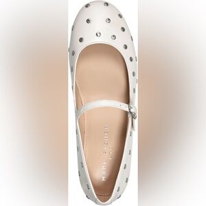 Marc Fisher LTD Elizza studded leather Mary Jane ballerina flats 8